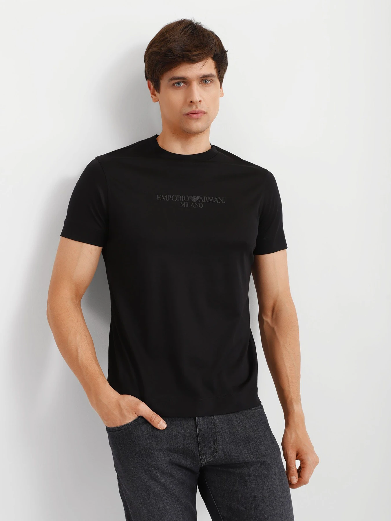 Футболки и поло Emporio Armani модель 3L1TCF-1JUVZ-0999 Футболки и поло Emporio Armani модель 3L1TCF-1JUVZ-0999 Фото