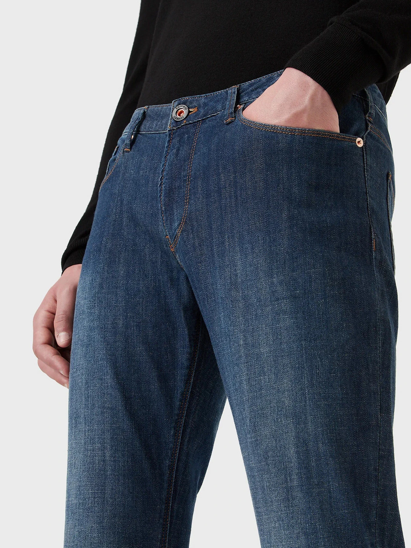 Джинсы Emporio Armani Straight модель 3L1J06-1DJBZ-0942 Фото