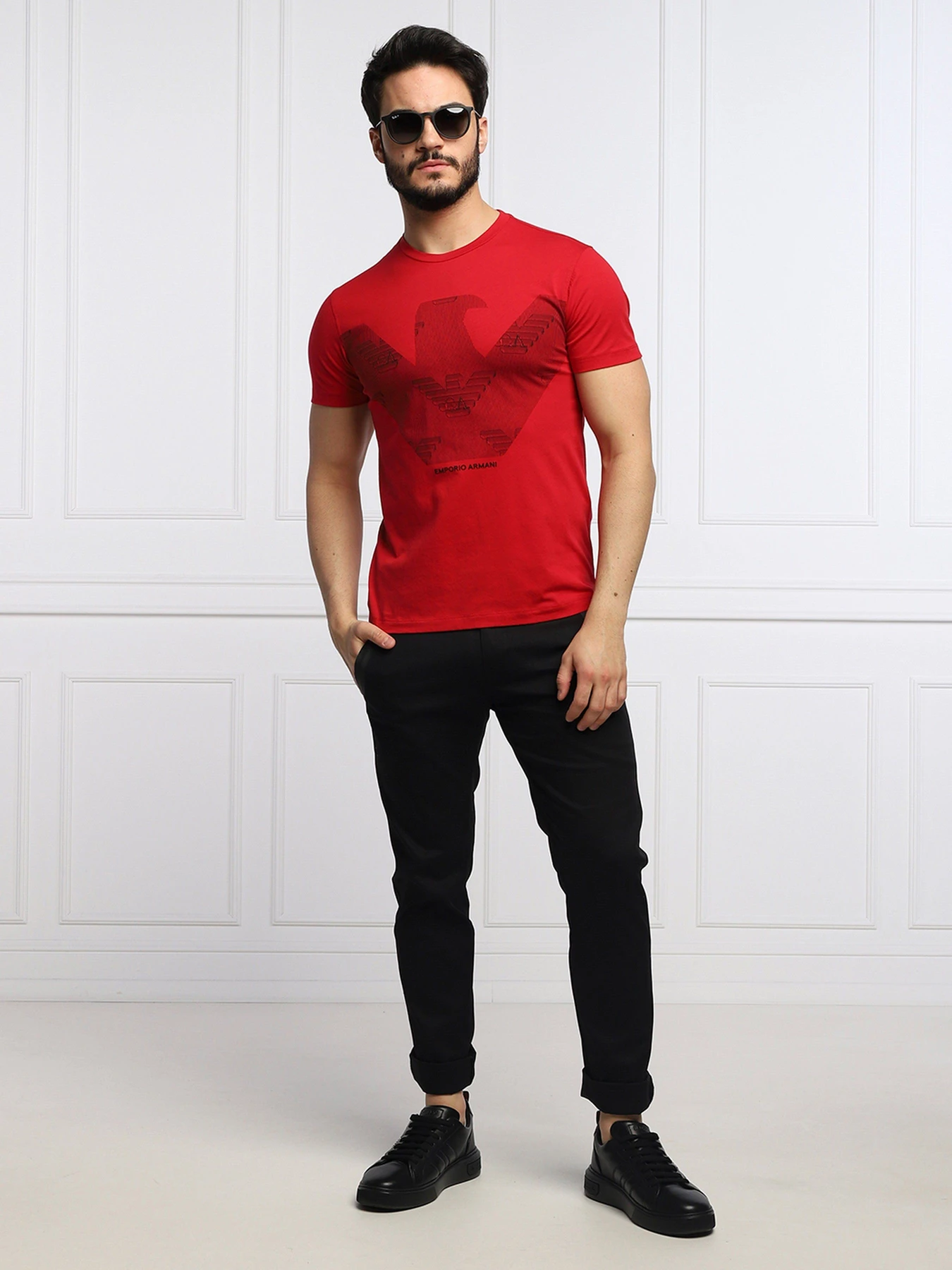 Футболки и поло Emporio Armani модель 3L1TFF-1JPZZ-0357 Футболки и поло Emporio Armani модель 3L1TFF-1JPZZ-0357 Фото