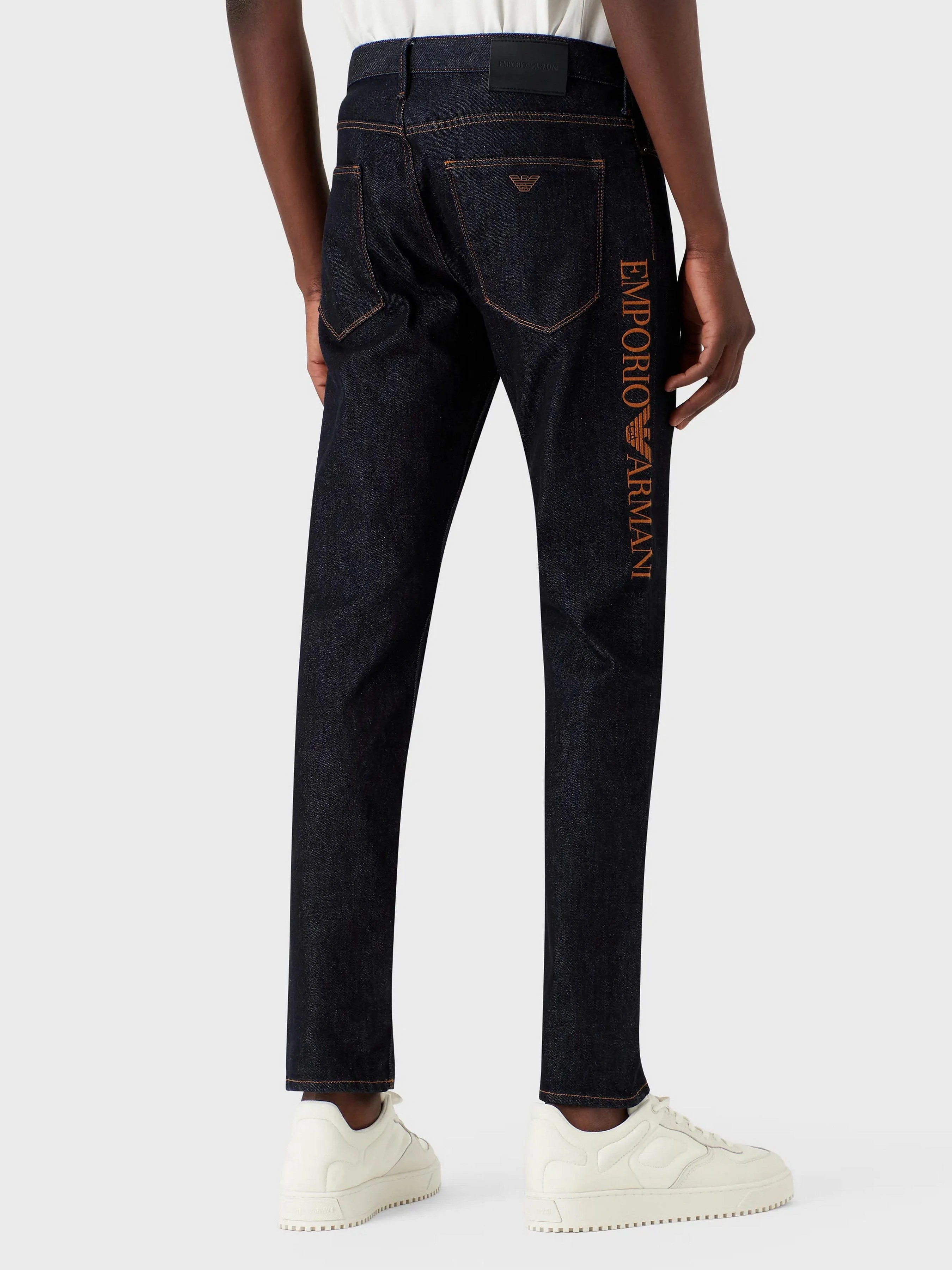 Бавовняні Чоловічі Прямі джинси Emporio Armani J06 фото 2