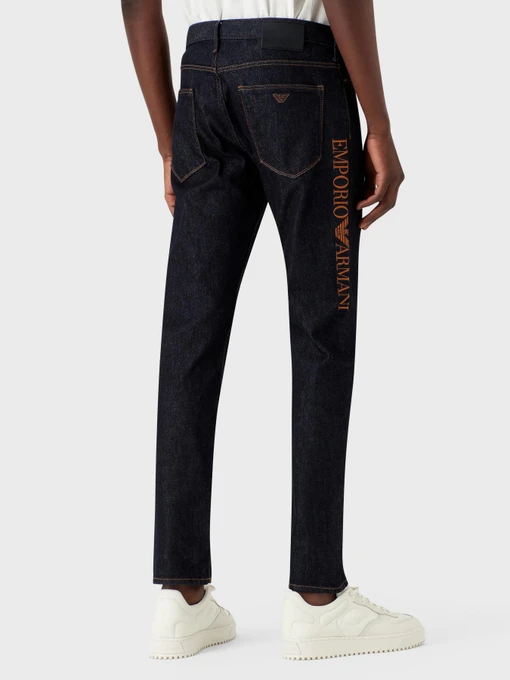 Бавовняні Чоловічі Прямі джинси Emporio Armani J06 фото 2