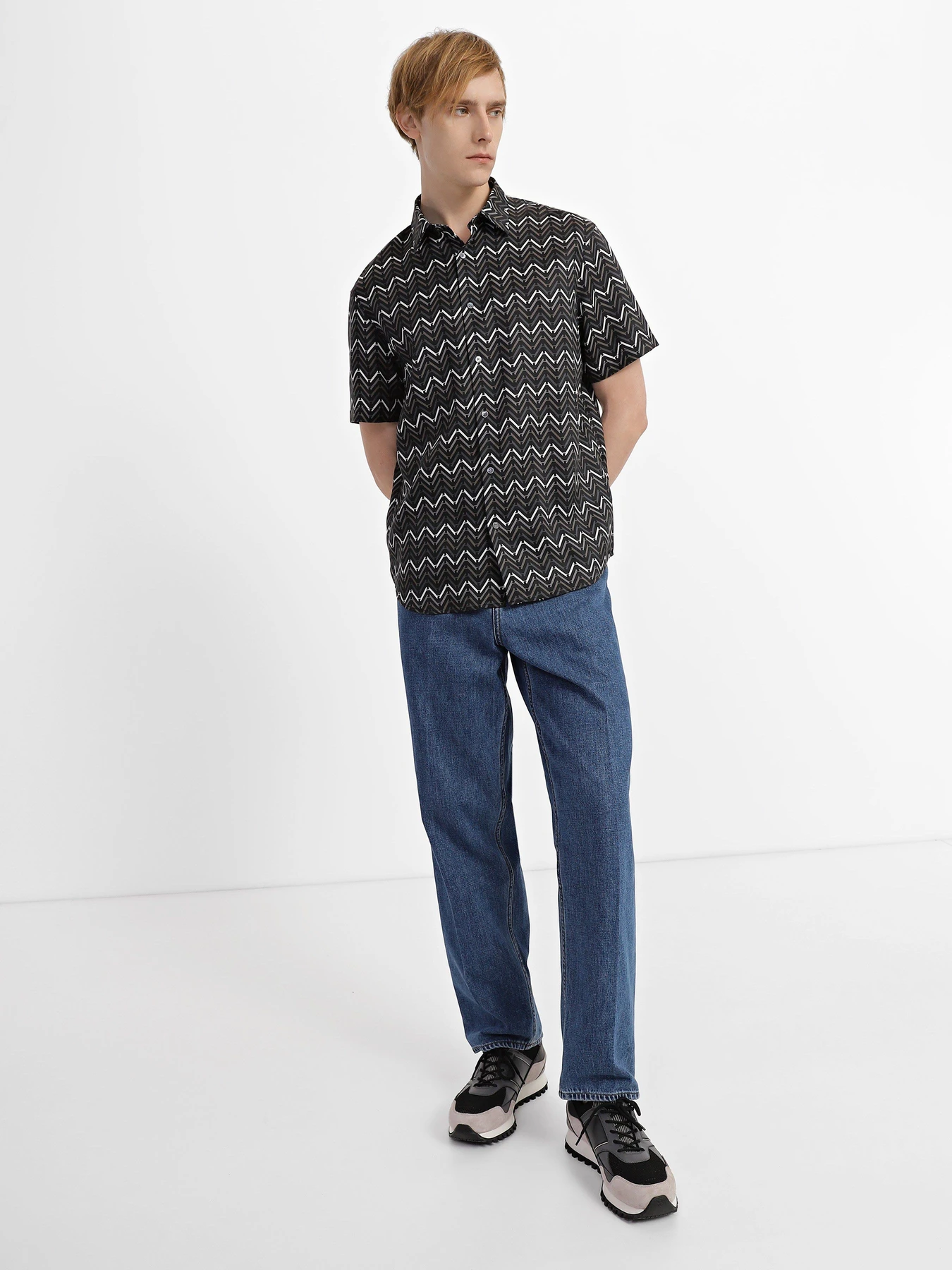 Рубашки Emporio Armani модель 3R1CQ7-1NWDZ-F074 Рубашки Emporio Armani модель 3R1CQ7-1NWDZ-F074 Фото