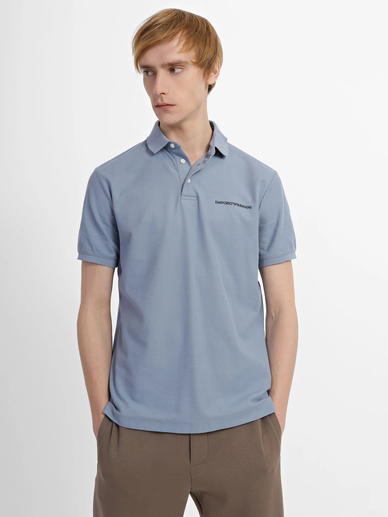 Футболки и поло Emporio Armani модель 3R1F74-1JCYZ-0738 Футболки и поло Emporio Armani модель 3R1F74-1JCYZ-0738 Фото