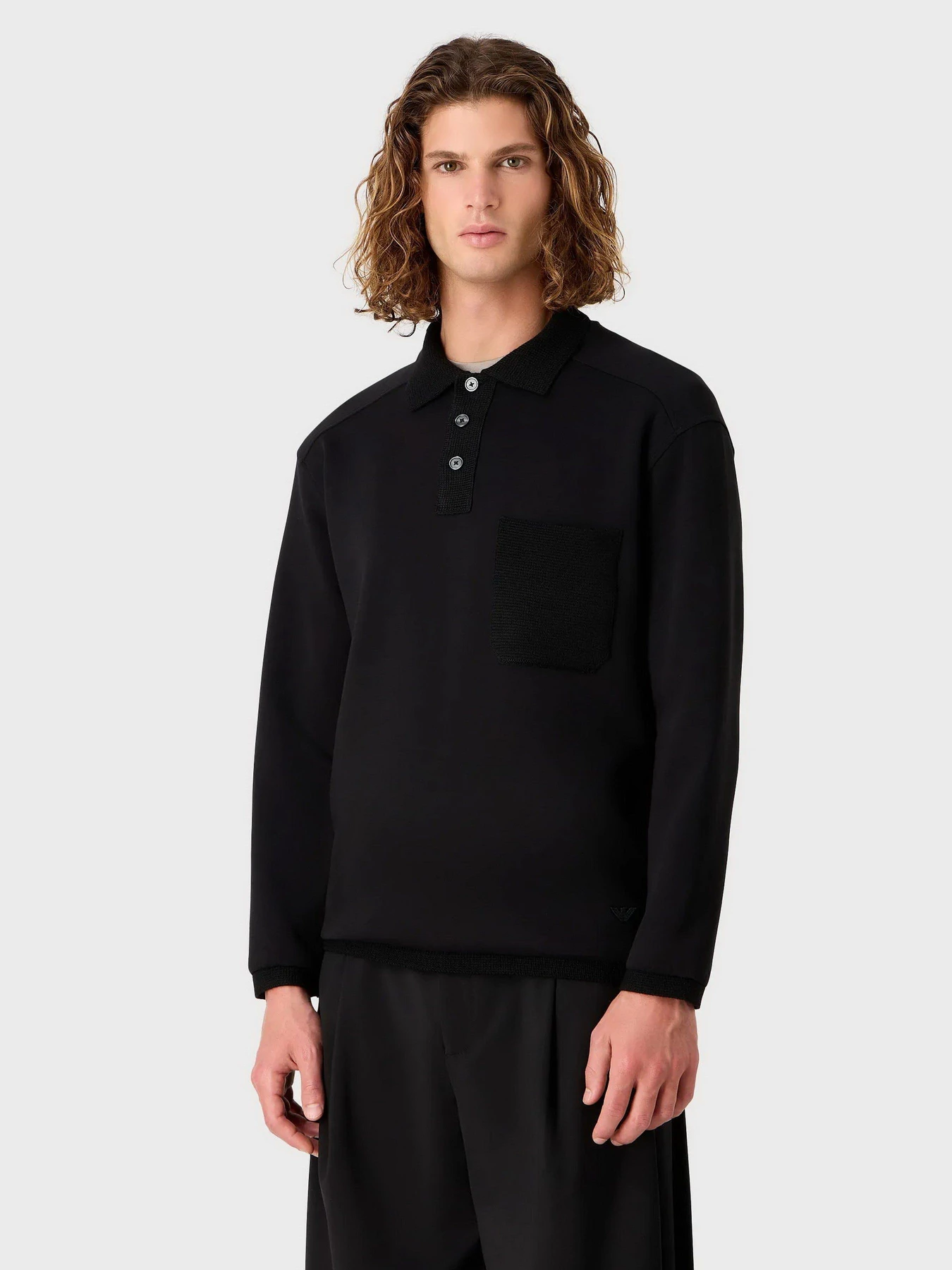 Футболки и поло Emporio Armani модель 6R1F83-1JHSZ-0999 Футболки и поло Emporio Armani модель 6R1F83-1JHSZ-0999 Фото