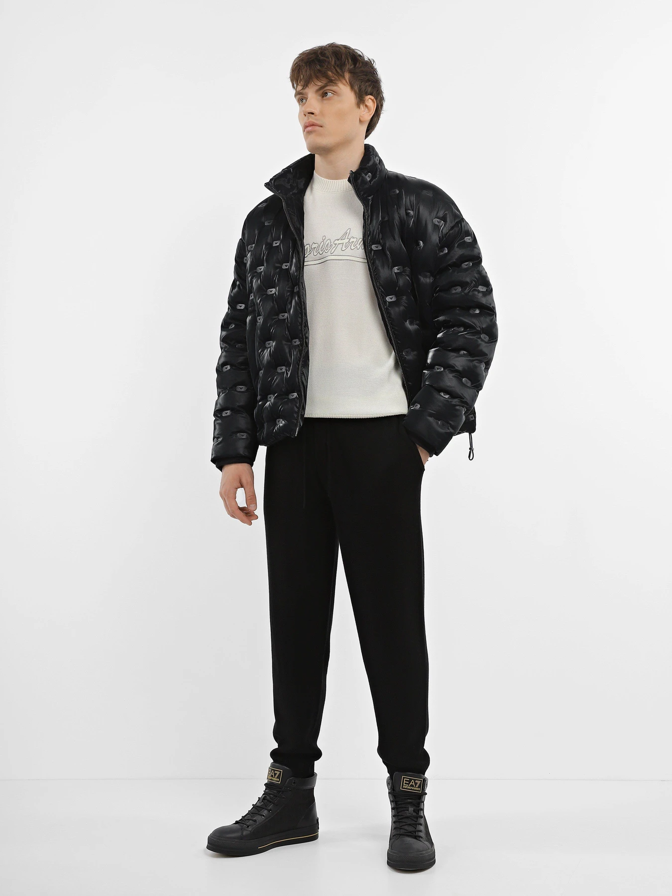 Свитры и кардиганы Emporio Armani модель 6R1MXA-1MFUZ-0128 Свитры и кардиганы Emporio Armani модель 6R1MXA-1MFUZ-0128 Фото