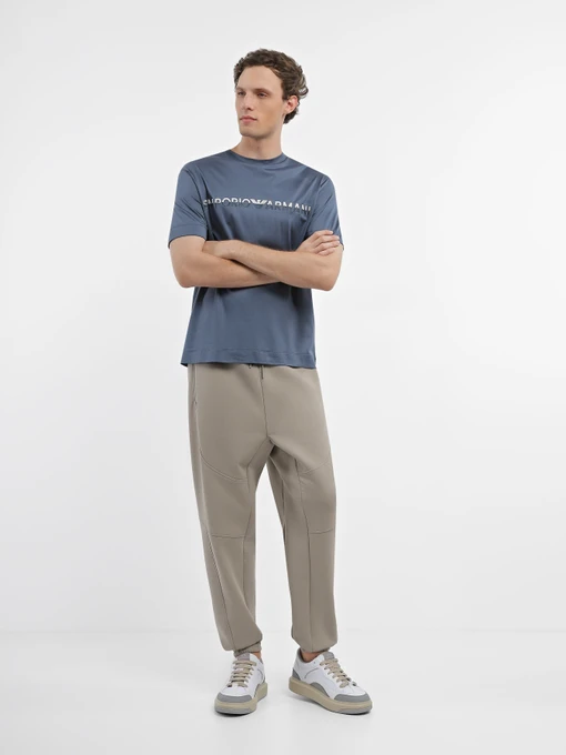 Бавовняні Чоловічі Спортивні штани Emporio Armani фото 2
