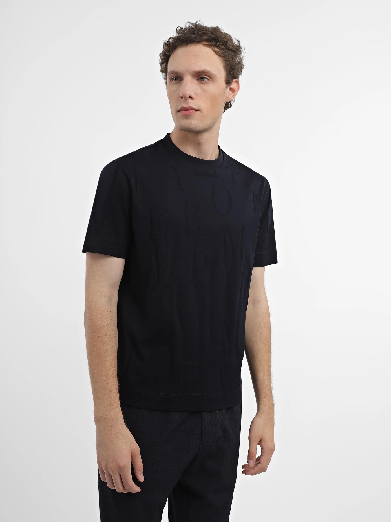 Футболки и поло Emporio Armani модель 6R1TDM-1JGYZ-09L7 Футболки и поло Emporio Armani модель 6R1TDM-1JGYZ-09L7 Фото
