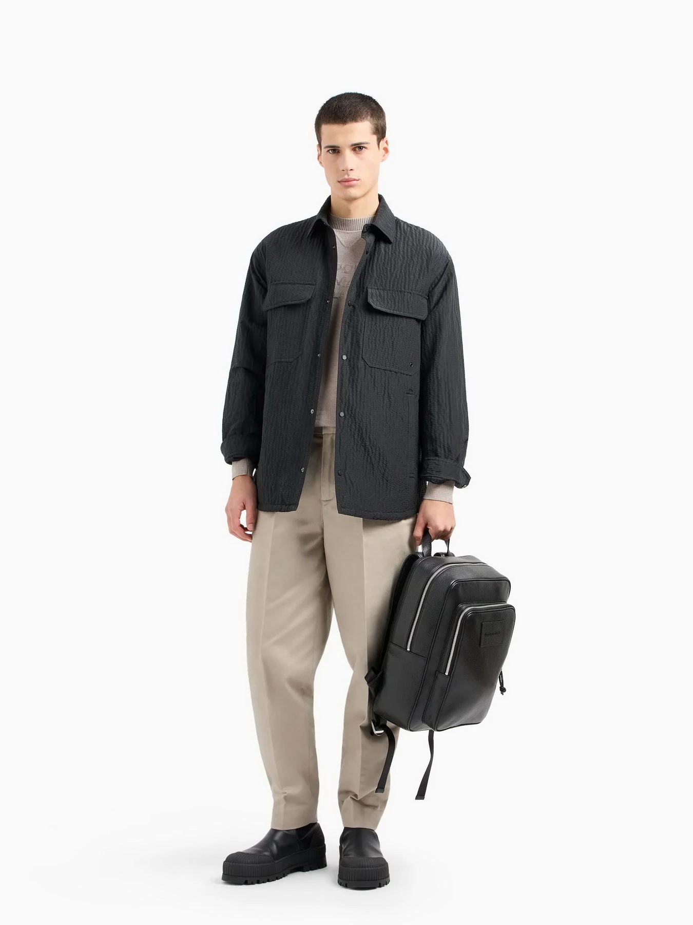 Свитры и кардиганы Emporio Armani модель 3D1MX2-1MMJZ-F112 Свитры и кардиганы Emporio Armani модель 3D1MX2-1MMJZ-F112 Фото