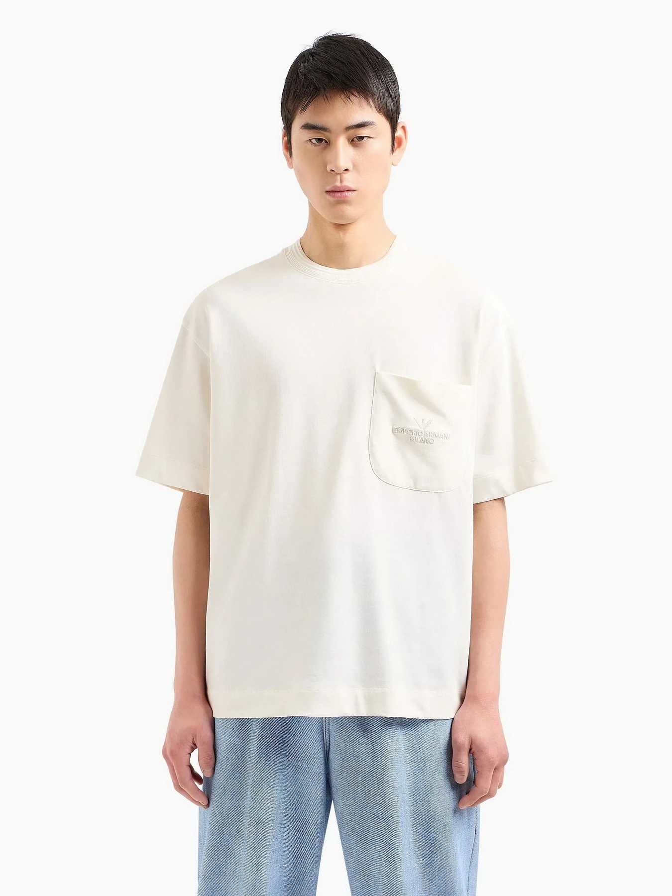 Футболки и поло Emporio Armani модель 3D1T95-1JWZZ-0128 Футболки и поло Emporio Armani модель 3D1T95-1JWZZ-0128 Фото