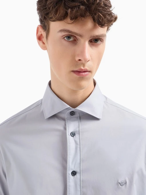 Бавовняна Чоловіча Сорочка класична Emporio Armani фото 3