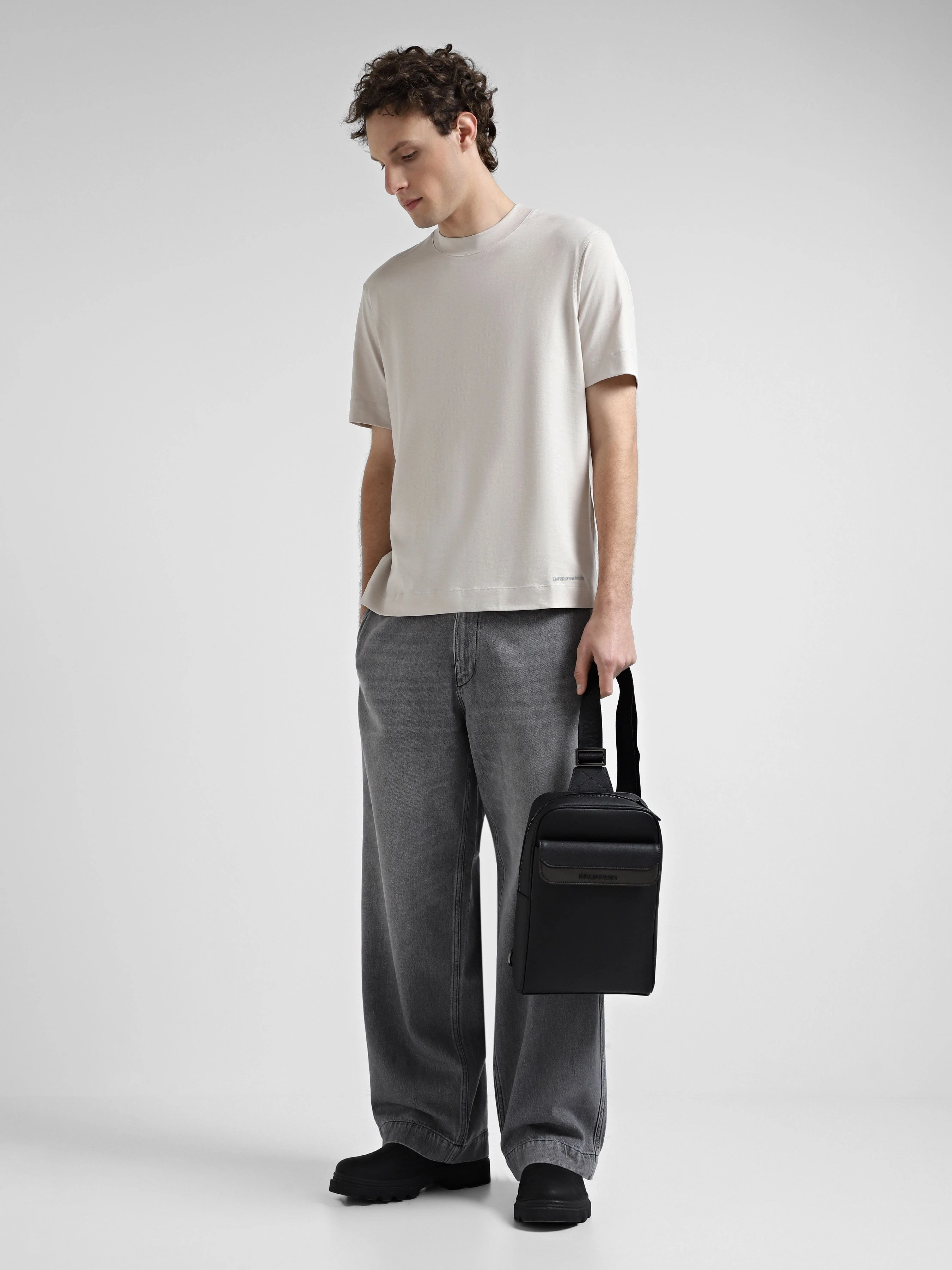 Бавовняні Чоловічі Широкі джинси Emporio Armani фото 2