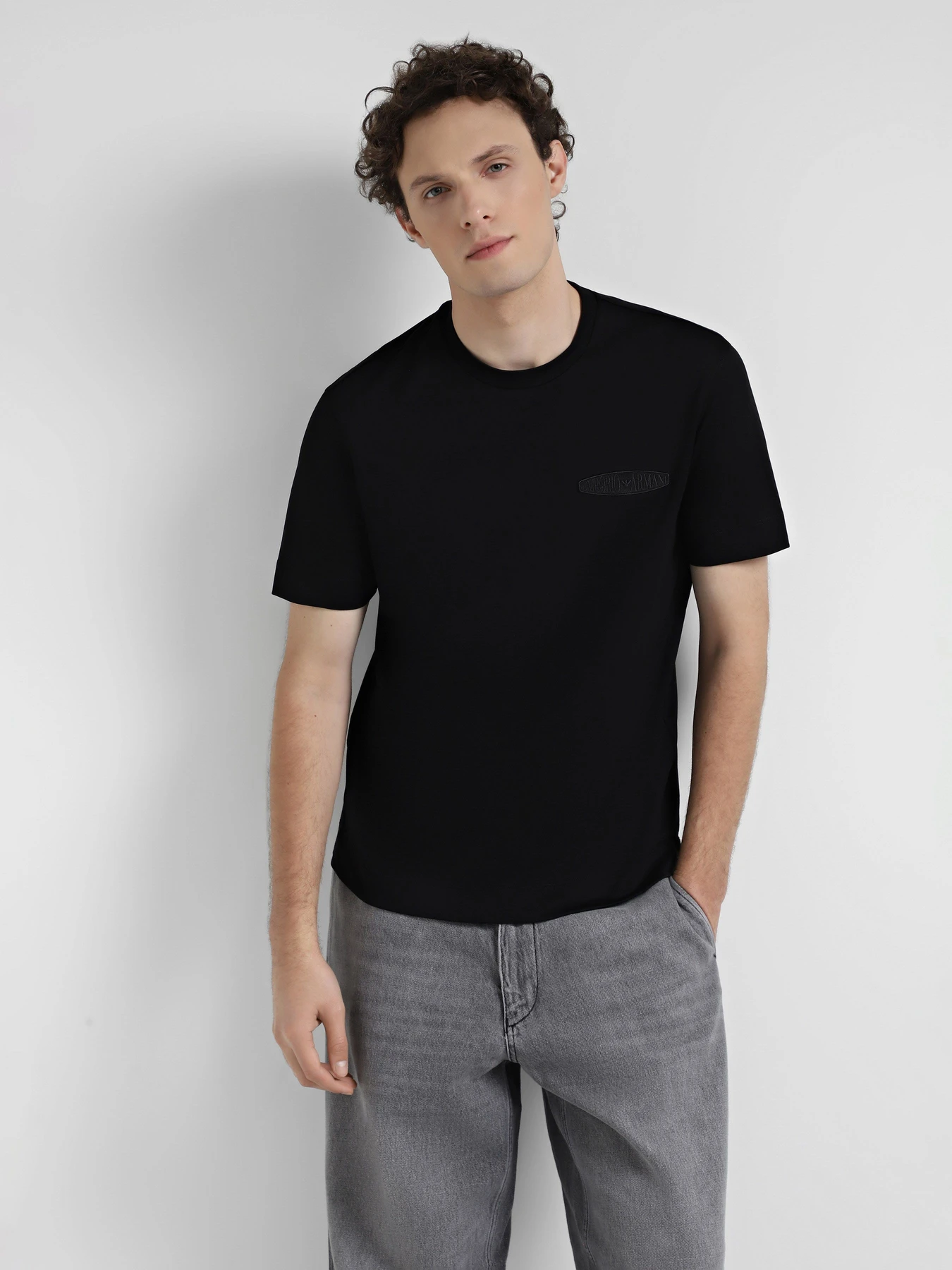 Футболки и поло Emporio Armani модель 6D1TM1-1JOCZ-0023 Футболки и поло Emporio Armani модель 6D1TM1-1JOCZ-0023 Фото