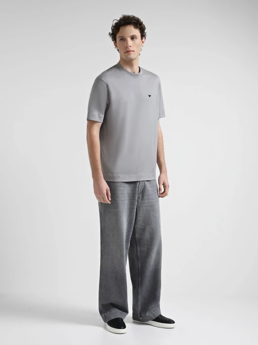 Бавовняна Чоловіча Футболка Emporio Armani фото 2