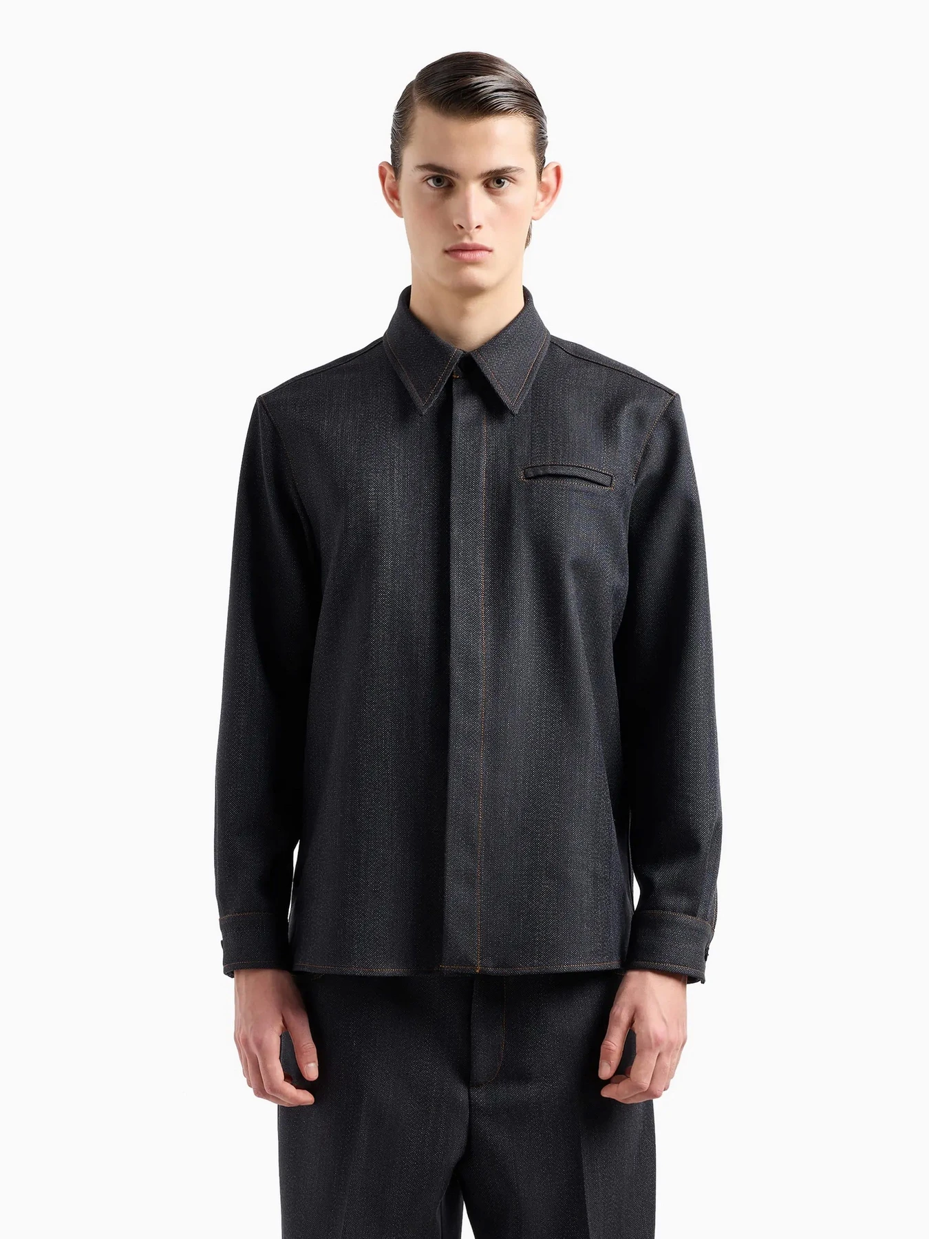 Рубашки Emporio Armani модель EM000298-TE11234-UB109 Рубашки Emporio Armani модель EM000298-TE11234-UB109 Фото