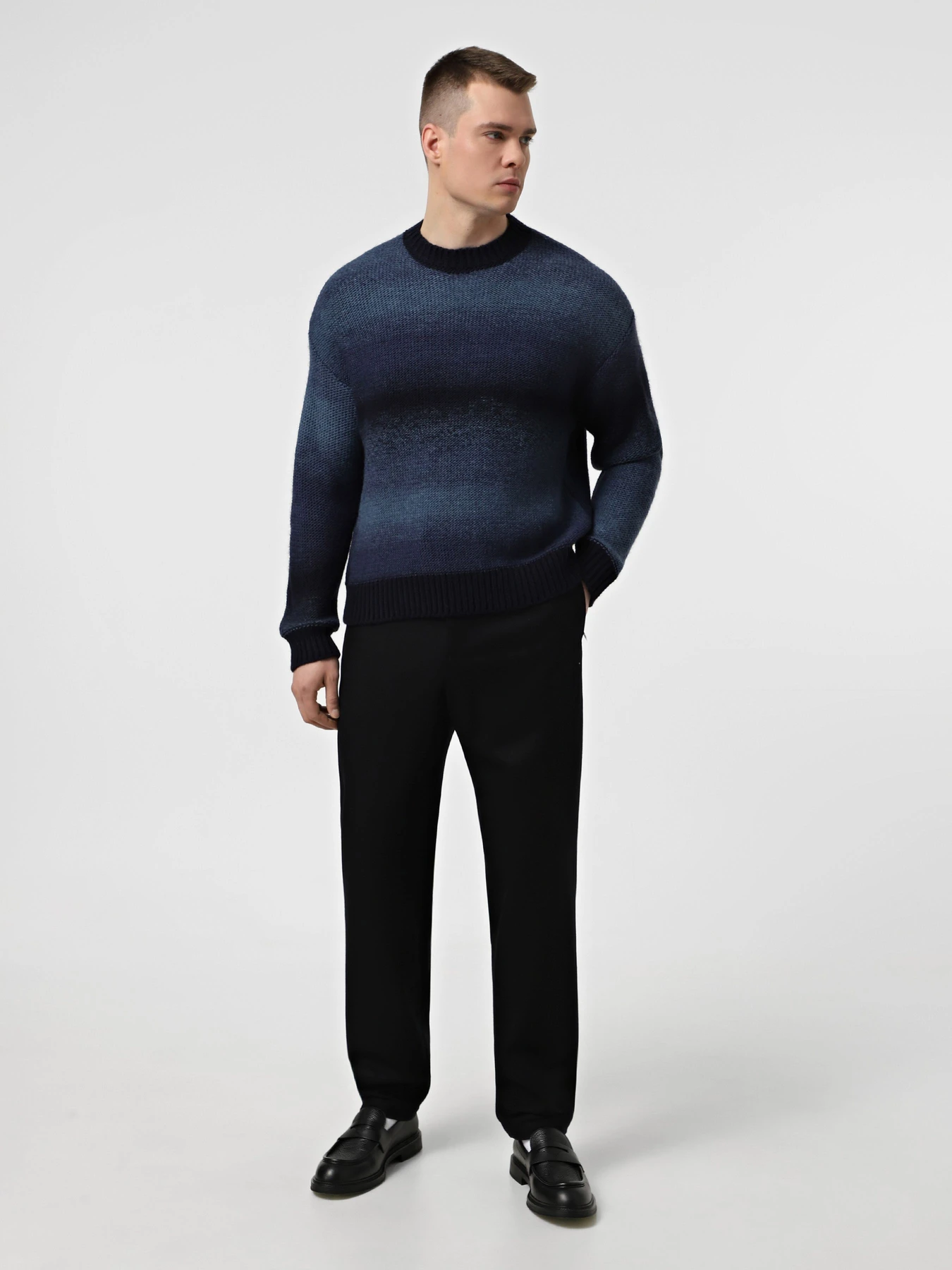 Штани Emporio Armani модель EM000158-TE11131-UC001 Штани Emporio Armani модель EM000158-TE11131-UC001 Фото