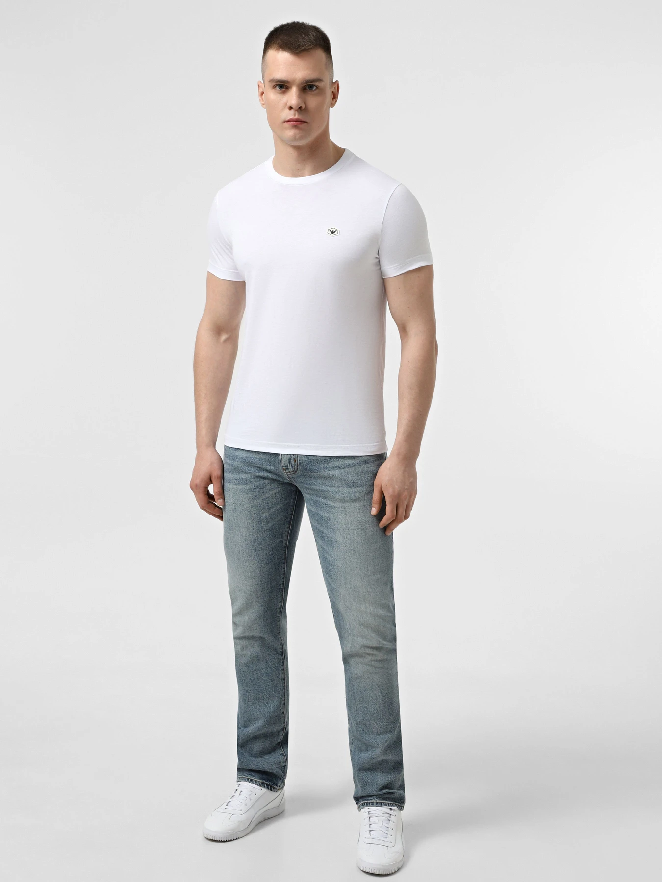 Футболки и поло Emporio Armani модель 8N1TQ6-1JRGZ-0100 Футболки и поло Emporio Armani модель 8N1TQ6-1JRGZ-0100 Фото