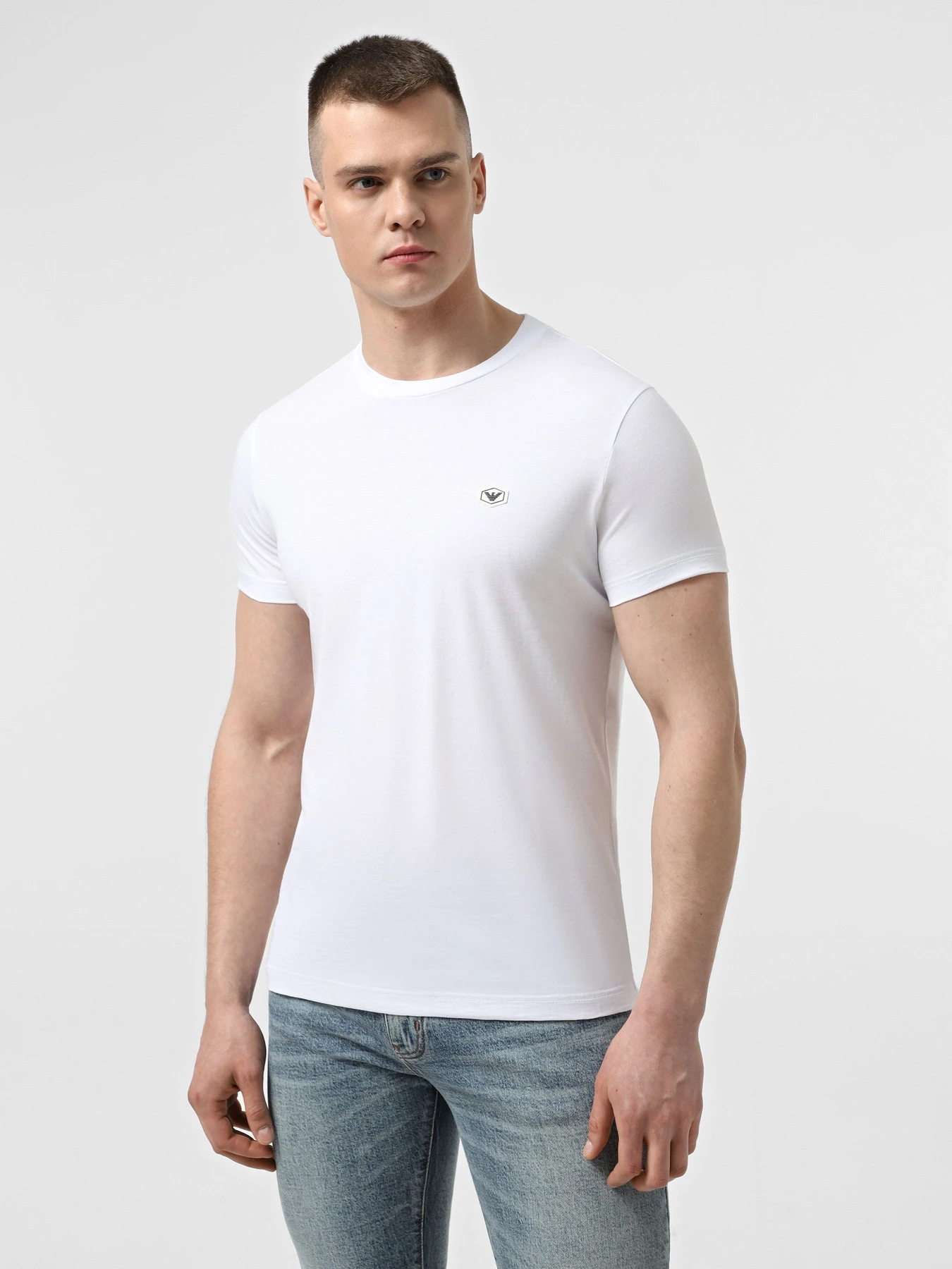 Футболки и поло Emporio Armani модель 8N1TQ6-1JRGZ-0100 Футболки и поло Emporio Armani модель 8N1TQ6-1JRGZ-0100 Фото