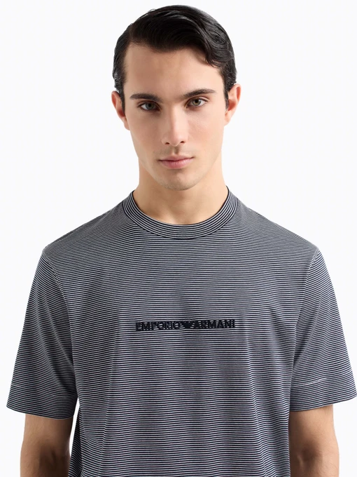 Бавовняна Чоловіча Футболка Emporio Armani фото 3