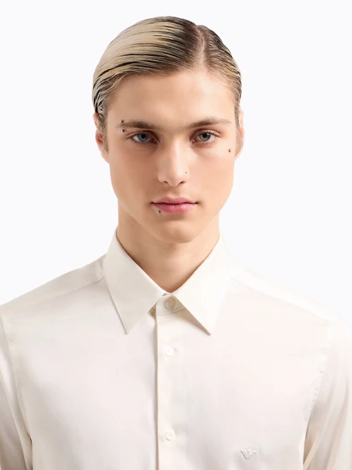 Бавовняна Чоловіча Сорочка класична Emporio Armani фото 3