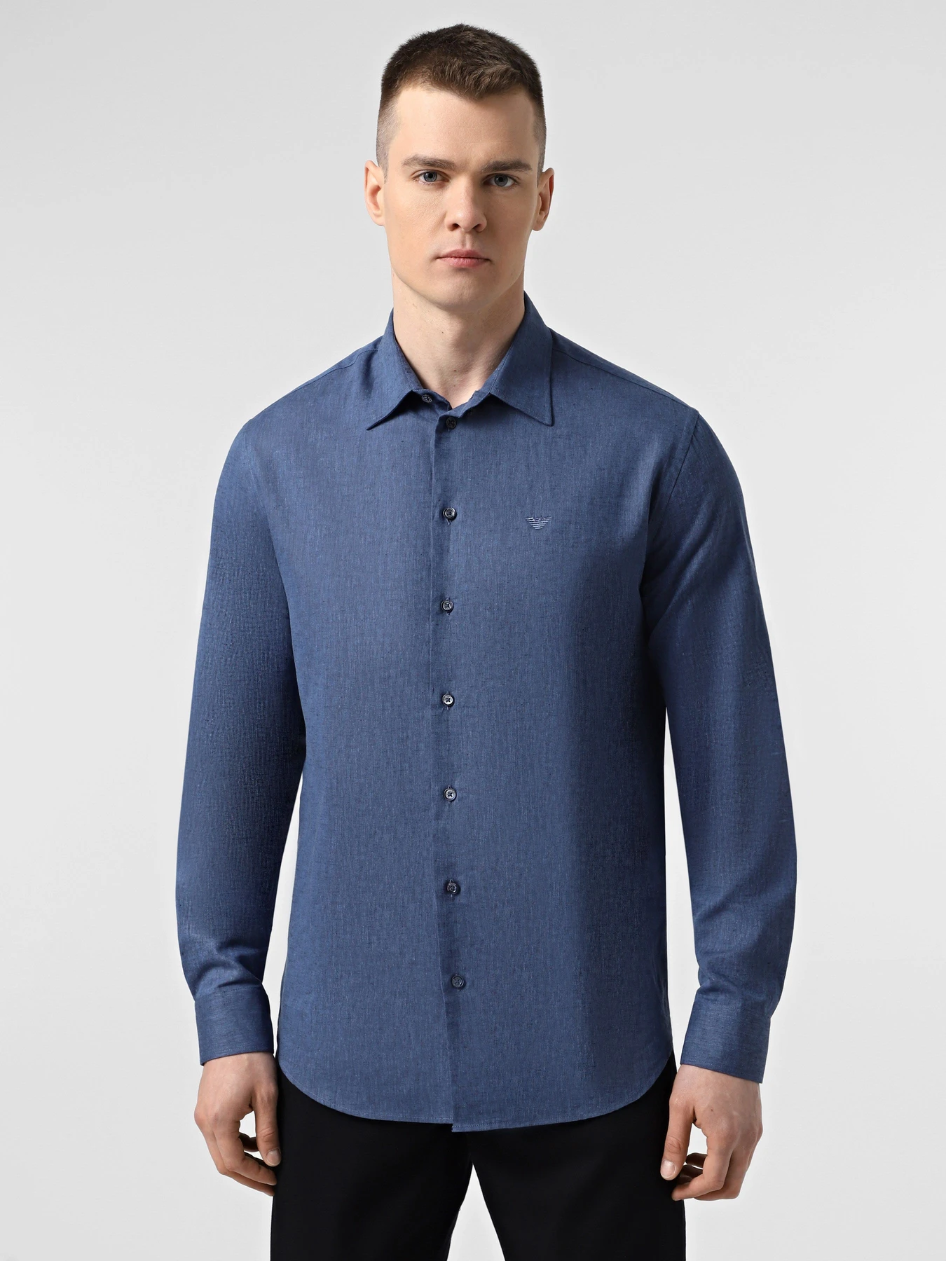 Рубашки Emporio Armani модель EM000099-TE14112-OB006 Рубашки Emporio Armani модель EM000099-TE14112-OB006 Фото