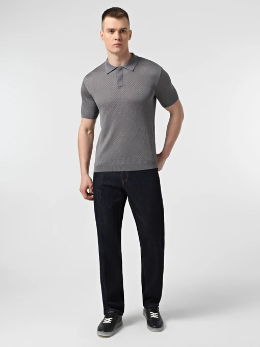Бавовняні Чоловічі Прямі джинси Emporio Armani фото 2