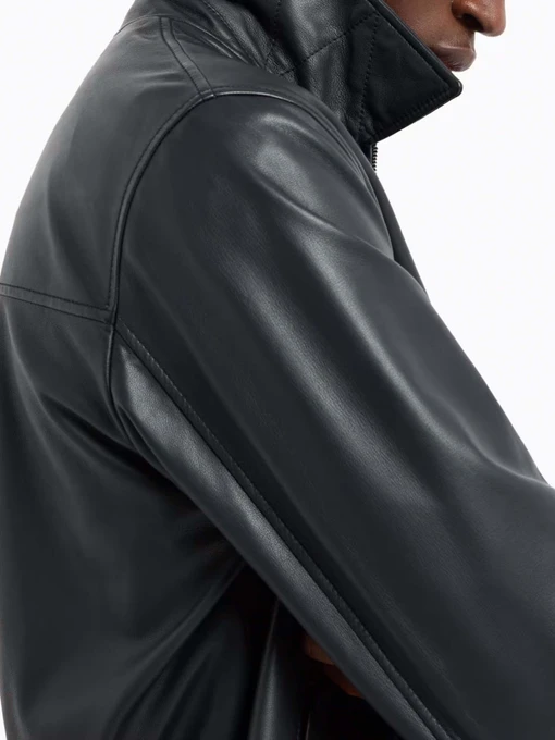 Кожаные куртки мужские Emporio Armani | INTERTOP | Купить кожаную