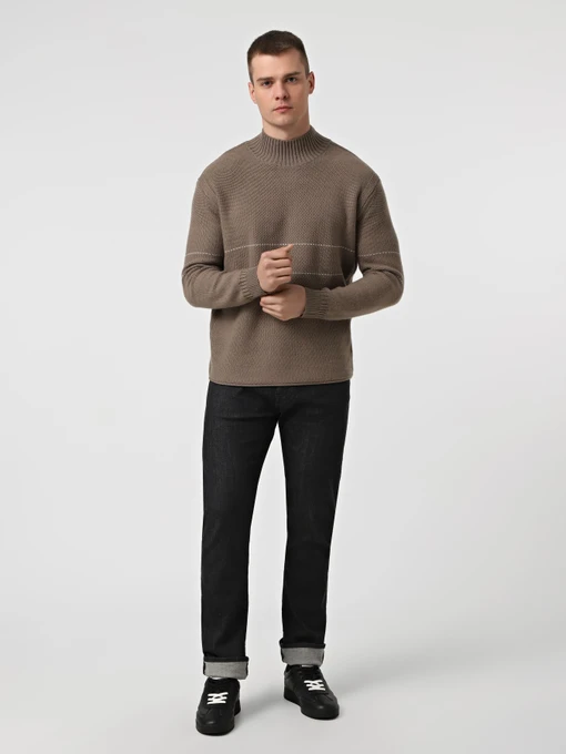 Бавовняні Чоловічі Прямі джинси Emporio Armani фото 2
