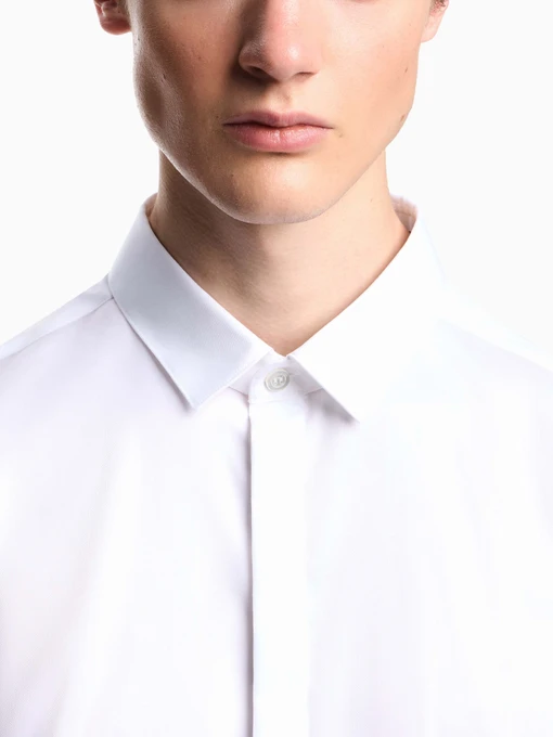 Бавовняна Чоловіча Сорочка класична Emporio Armani фото 3