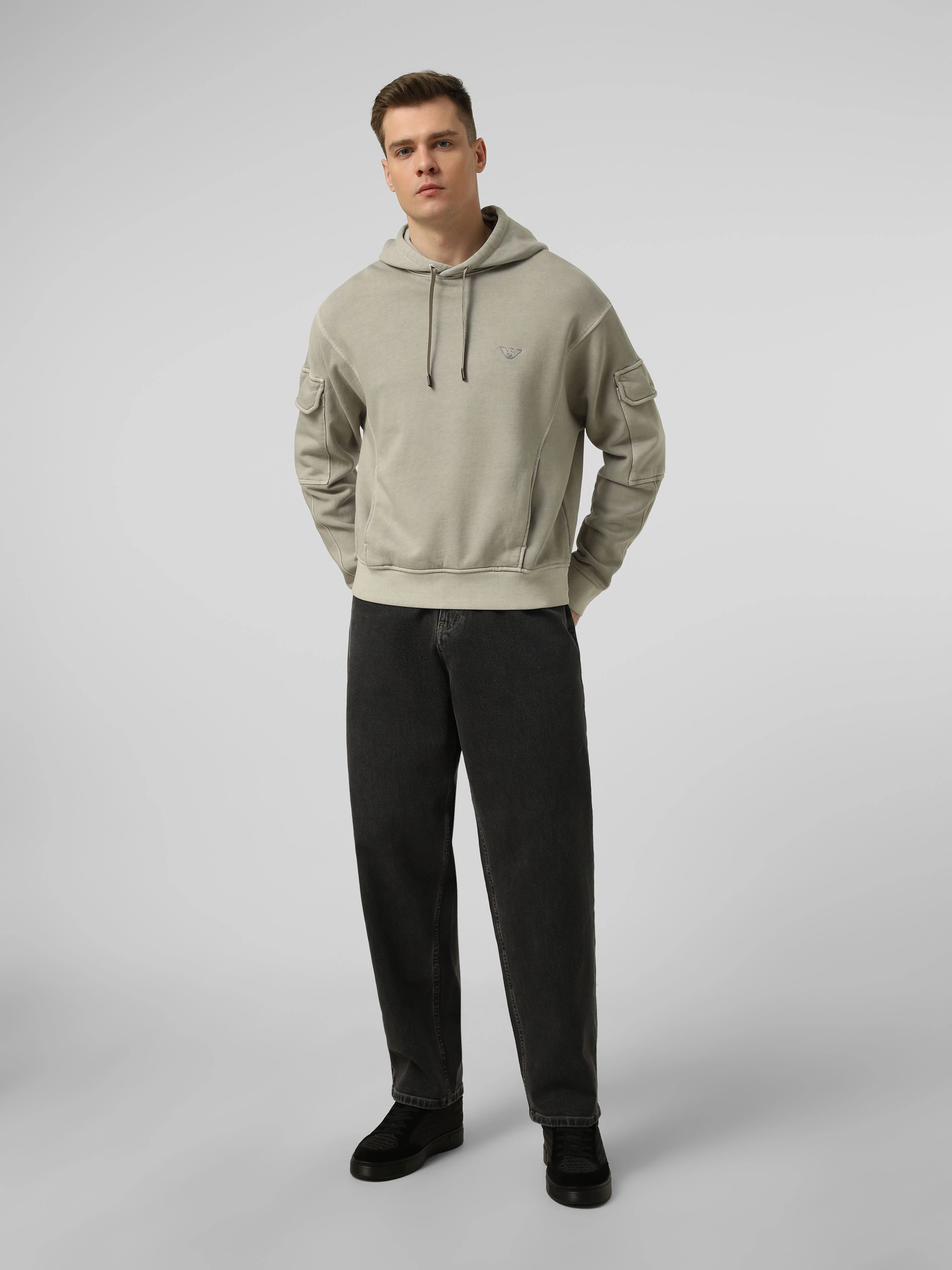Бавовняне Чоловіче Худі Emporio Armani