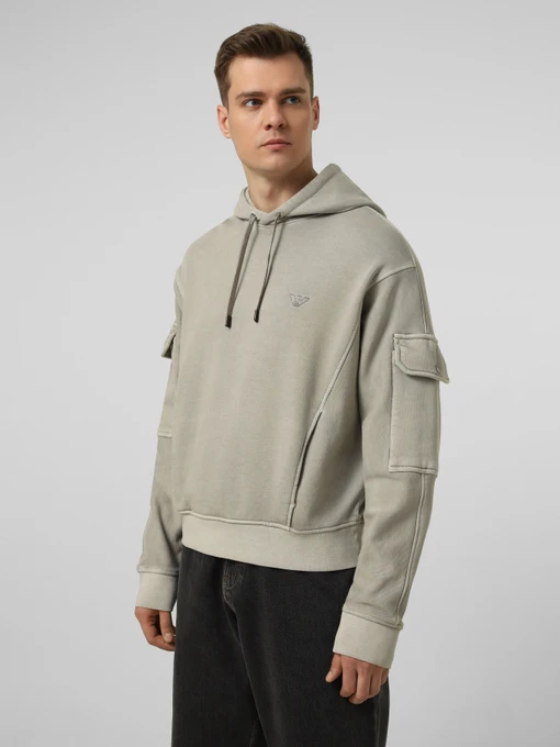 Бавовняне Чоловіче Худі Emporio Armani фото 2