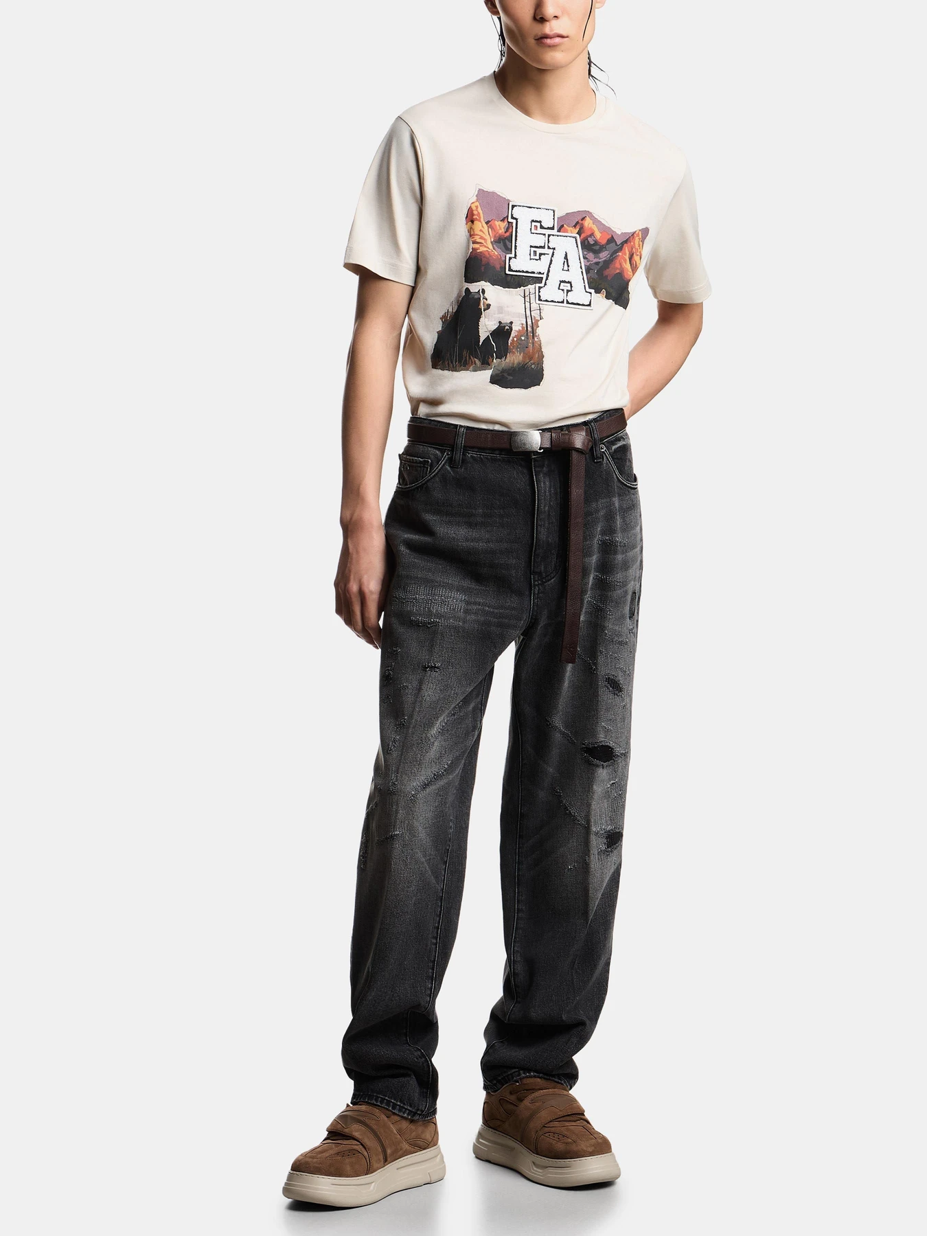 Джинси Emporio Armani модель EM005656-AF25211-M8001 Джинси Emporio Armani модель EM005656-AF25211-M8001 Фото