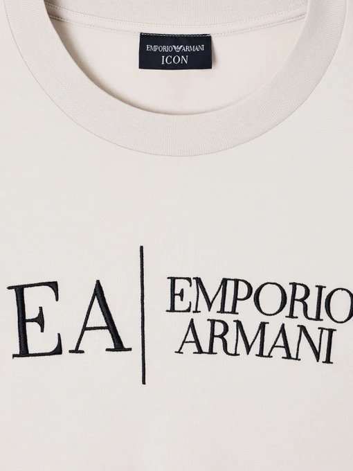 Бавовняна Чоловіча Футболка Emporio Armani фото 2