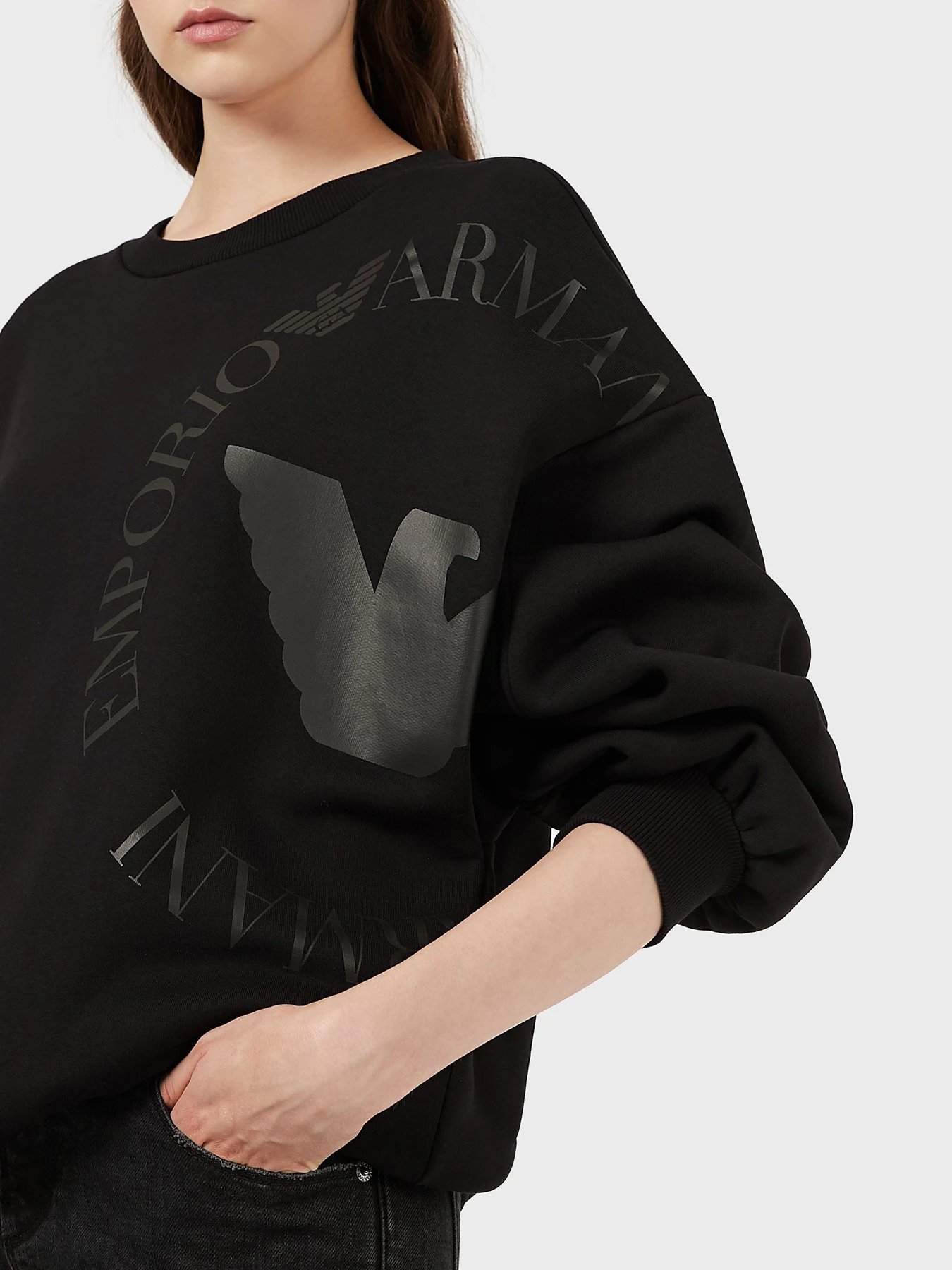 Худи и свитшоты Emporio Armani модель 6K2M7J-2JRGZ-0999 Фото
