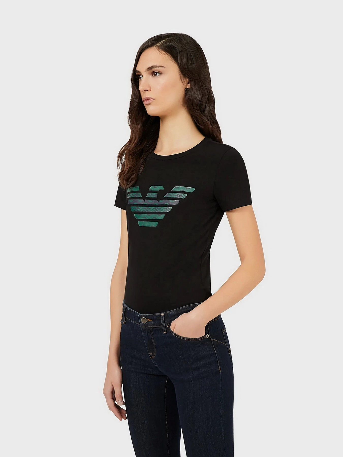 Футболки и поло Emporio Armani модель 6K2T7N-2J07Z-0999 Футболки и поло Emporio Armani модель 6K2T7N-2J07Z-0999 Фото