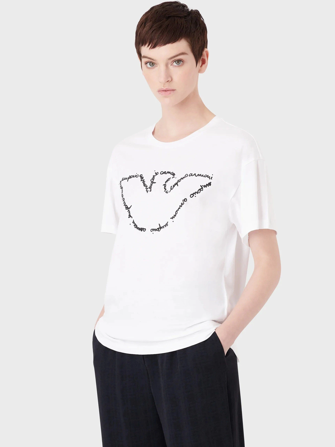 Футболки и поло Emporio Armani модель 8N2T7A-2J53Z-0100 Футболки и поло Emporio Armani модель 8N2T7A-2J53Z-0100 Фото
