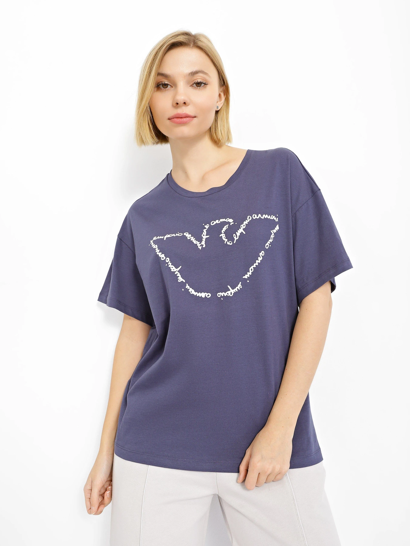 Футболки и поло Emporio Armani модель 8N2T7A-2J53Z-0913 Футболки и поло Emporio Armani модель 8N2T7A-2J53Z-0913 Фото