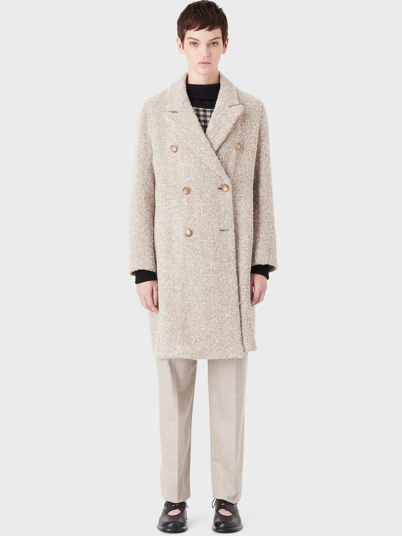 Пальто и плащи Emporio Armani модель H3NL01-C2700-010 Пальто и плащи Emporio Armani модель H3NL01-C2700-010 Фото