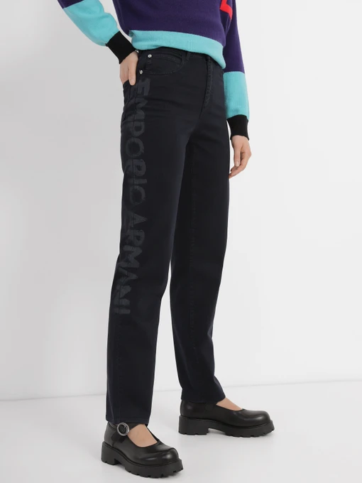 Бавовняні Жіночі Джинси мом Emporio Armani J2A фото 2