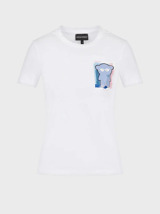 Футболки и поло Emporio Armani MANGA BEAR модель 3R2T8D-2J07Z-0100 Фото