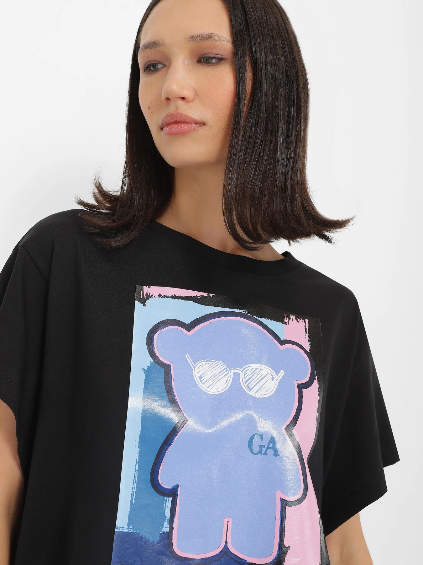 Футболки и поло Emporio Armani MANGA BEAR модель 3R2T8F-2JQ4Z-0999 Фото