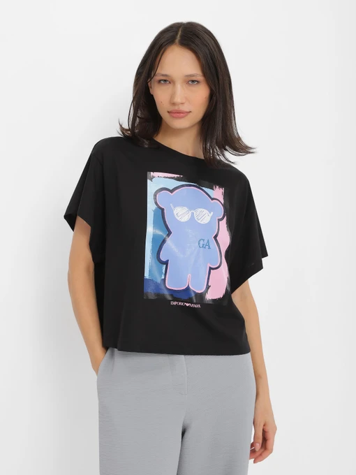 Футболки и поло Emporio Armani MANGA BEAR модель 3R2T8F-2JQ4Z-0999 Фото