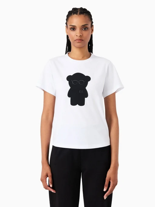 Футболки и поло Emporio Armani MANGA BEAR модель 6R2T7U-2JIDZ-0100 Фото