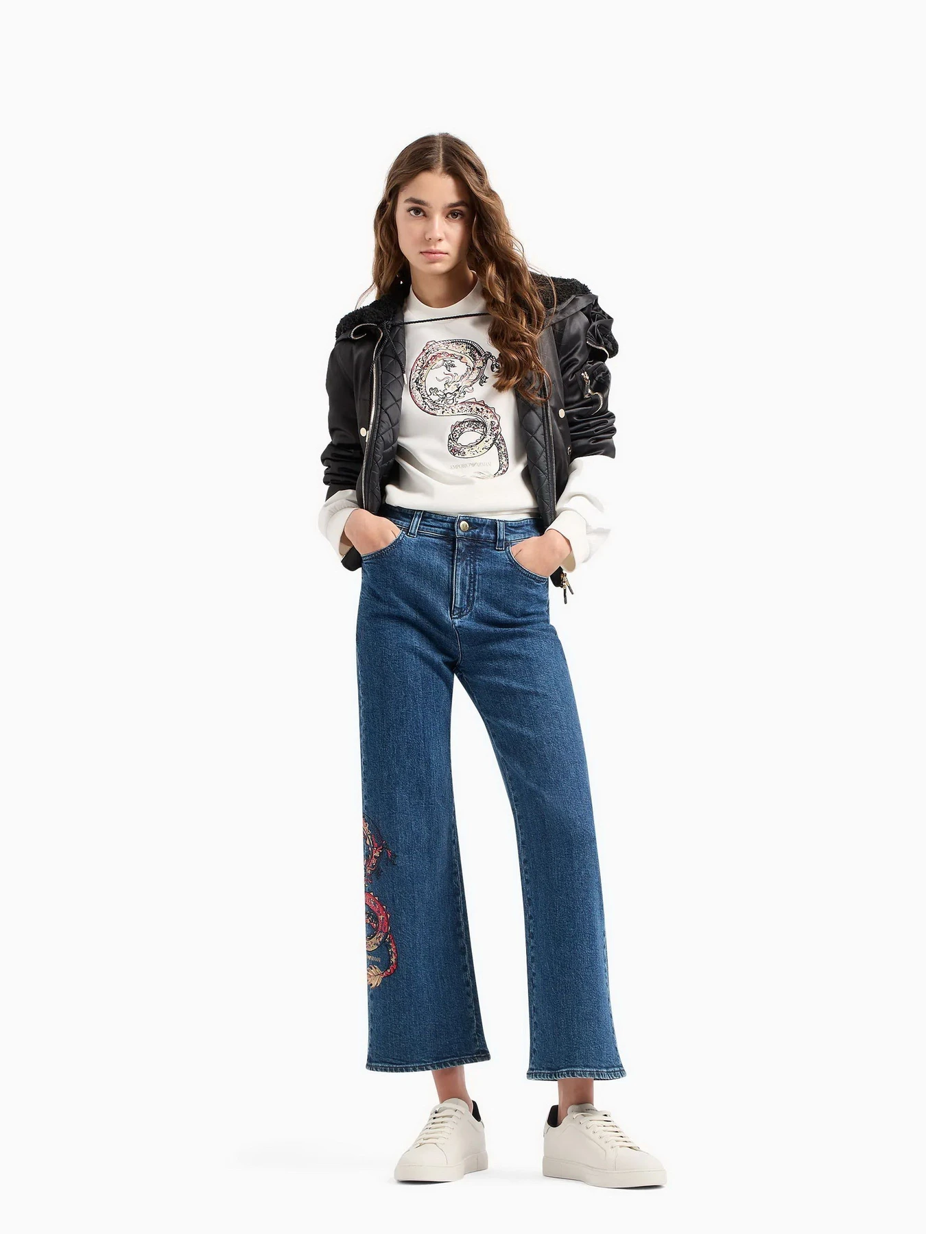 Джинсы Emporio Armani Chinese New Year модель EW000019-AF10008-MB001 Фото