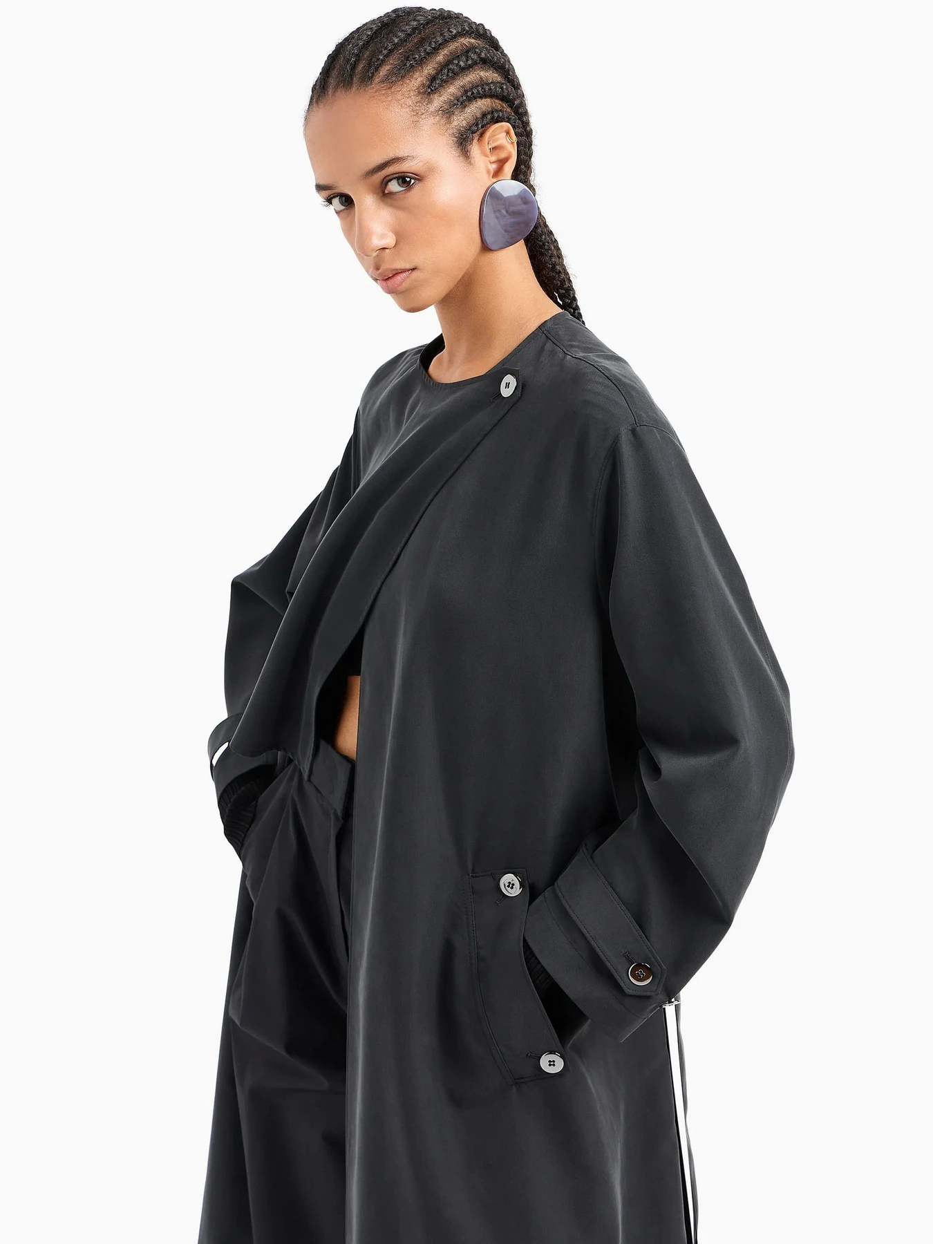 Пальто и плащи Emporio Armani модель E3NL1A-F9910-997 Пальто и плащи Emporio Armani модель E3NL1A-F9910-997 Фото