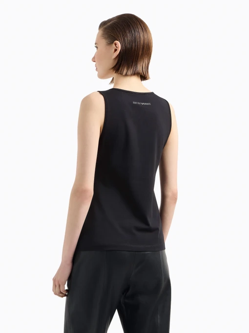 Бавовняна Жіноча Майка Emporio Armani фото 2