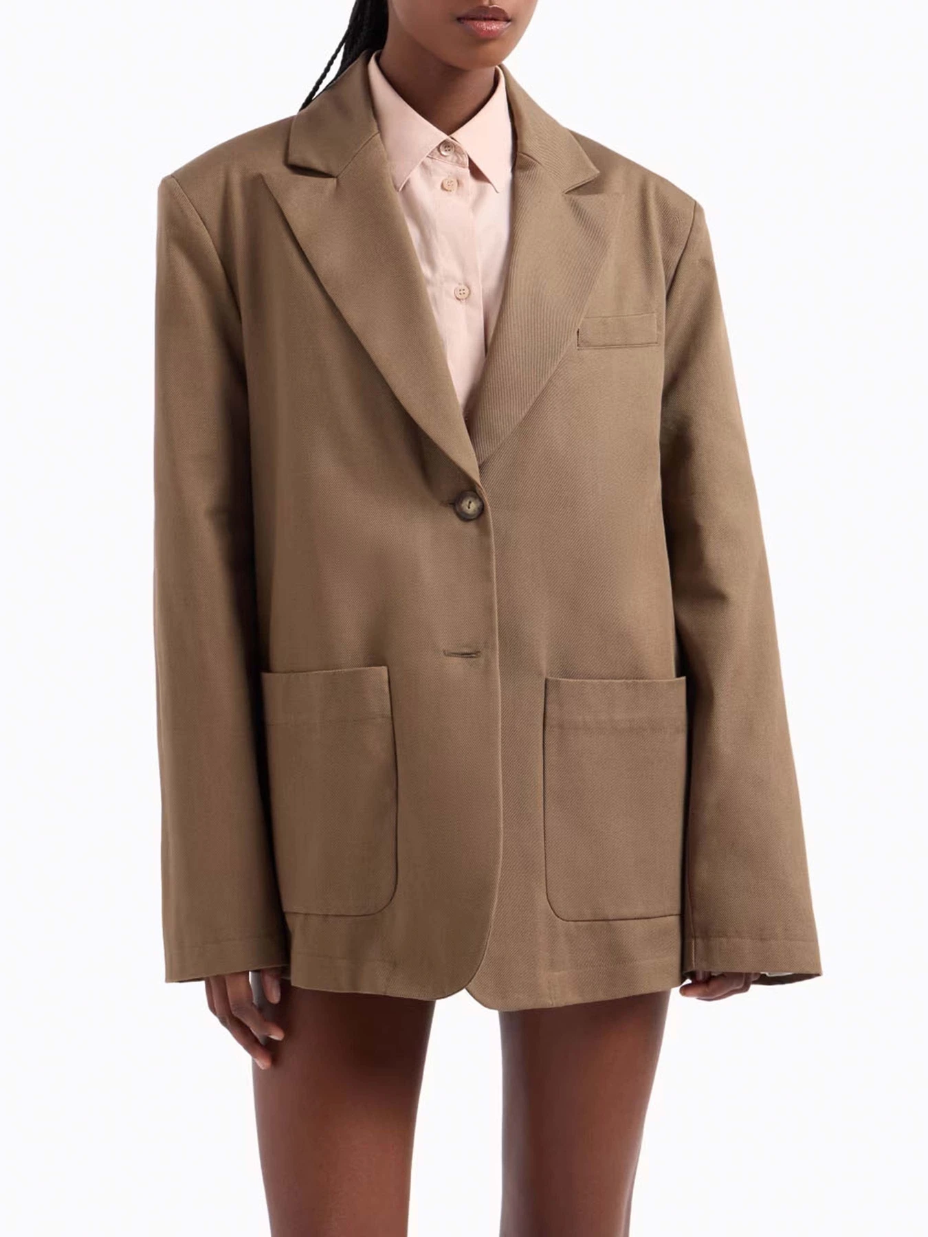 Пиджаки Emporio Armani Armani Sustainable модель EW001340-AF13226-U6192 Пиджаки Emporio Armani Armani Sustainable модель EW001340-AF13226-U6192 Фото