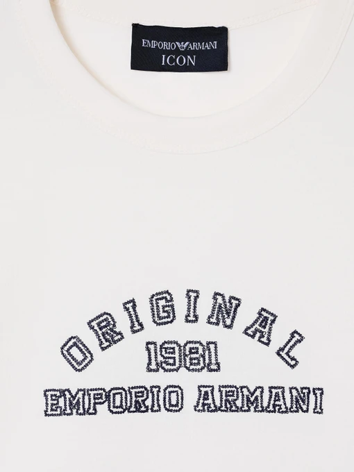 Бавовняна Жіноча Футболка Emporio Armani фото 2
