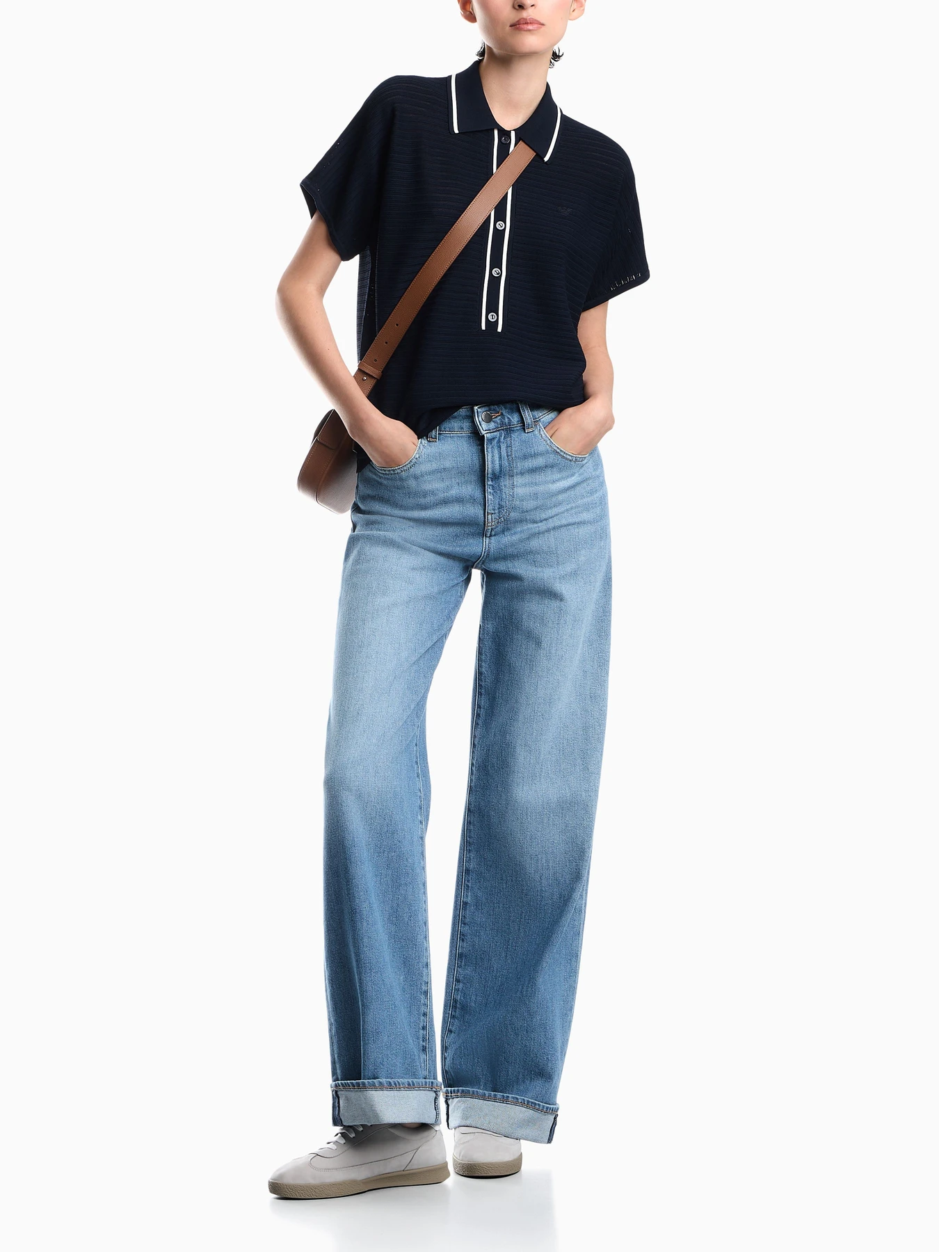 Футболки и поло Emporio Armani модель EW005142-AF29505-UB102 Футболки и поло Emporio Armani модель EW005142-AF29505-UB102 Фото