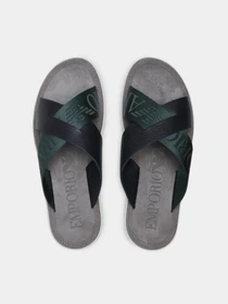 Шлёпанцы Emporio Armani модель X4P081-XM845-Q154 Фото
