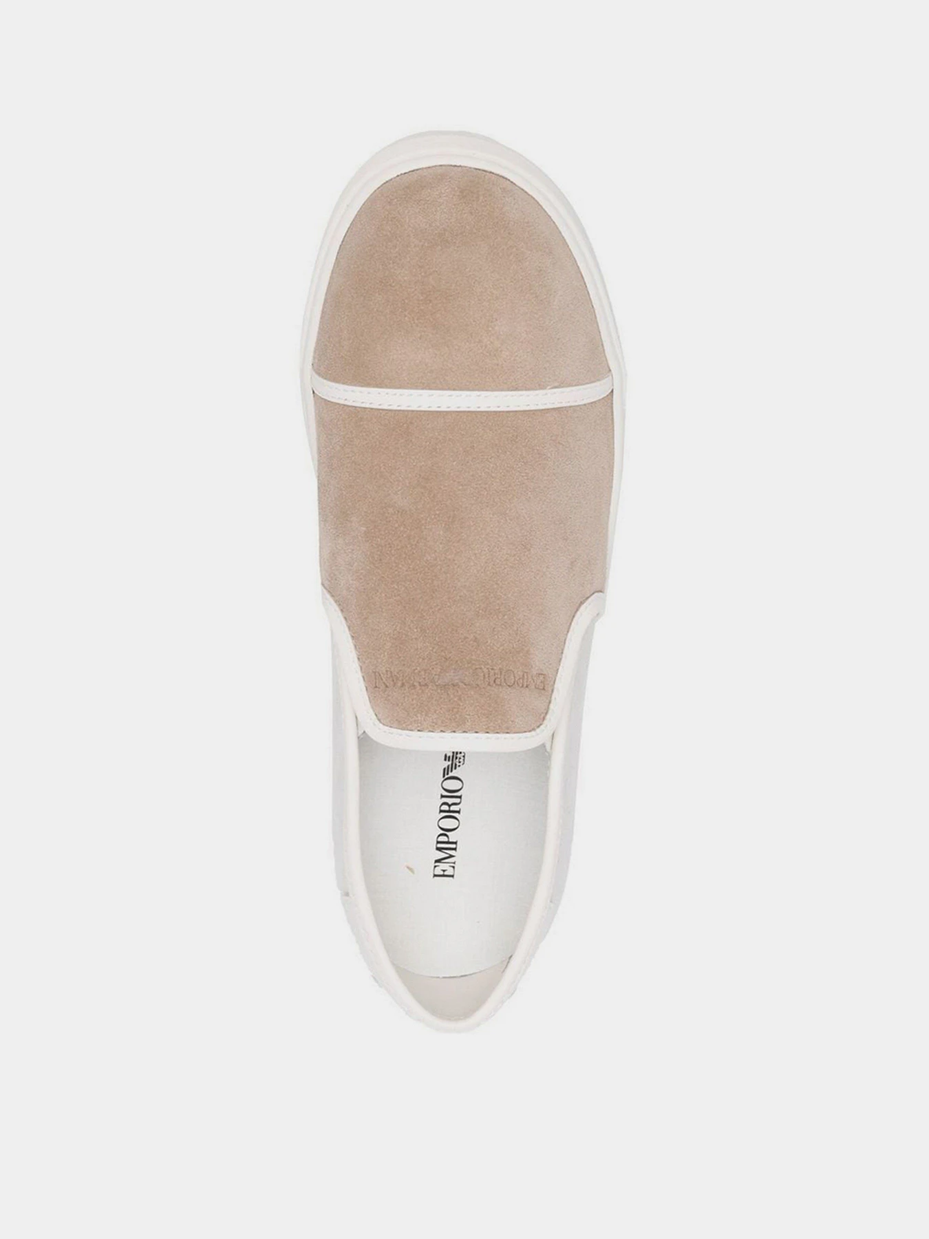 Слипоны и мокасины Emporio Armani модель X4Y002-XN213-Q877 Слипоны и мокасины Emporio Armani модель X4Y002-XN213-Q877 Фото